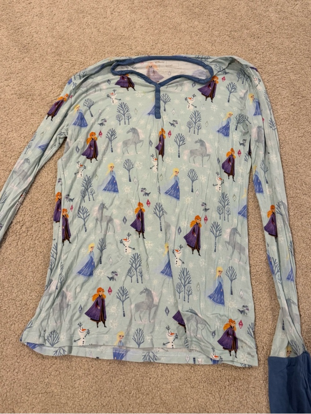 Women's Little Sleepies Frozen Top small